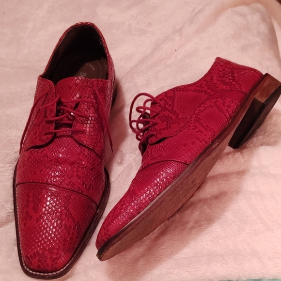 Stacy Adams Lace up Genuine Leather Shoes - Picture 1 of 6